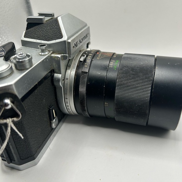 Nikkormat Nikon Camera Vintage FT3 w/ Auto Vivitar Telephoto 135mm f2.8 - Picture 8 of 9